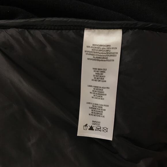 Calvin Klein Black Puffer Vest Camo Performance Funnel Neck Size Large - Picture 8 of 11